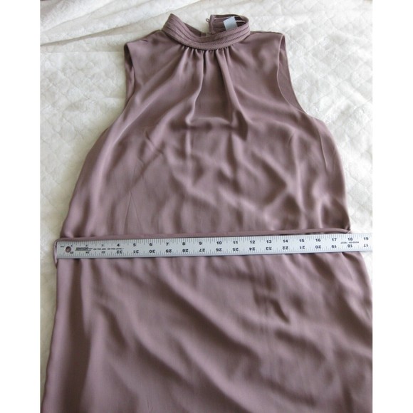 H&M Women's Dress Brown Size 4 Sleeveless Tie Waist Casual - Picture 14 of 16